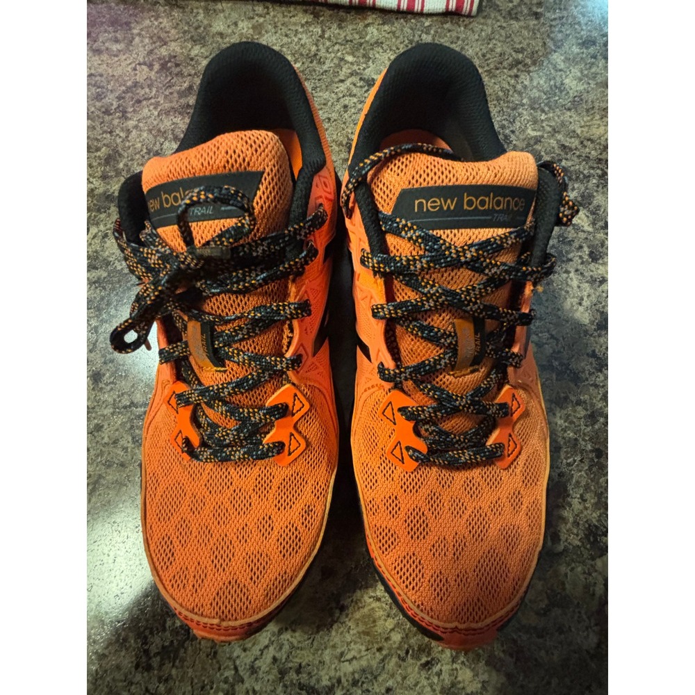 New Balance 910v4 Trail Running Shoes Mens Orange Black REVlite MT910OB4‎